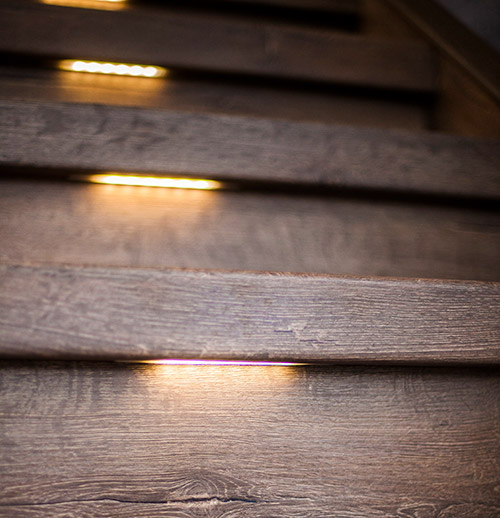 Trapverlichting van Flexstairs